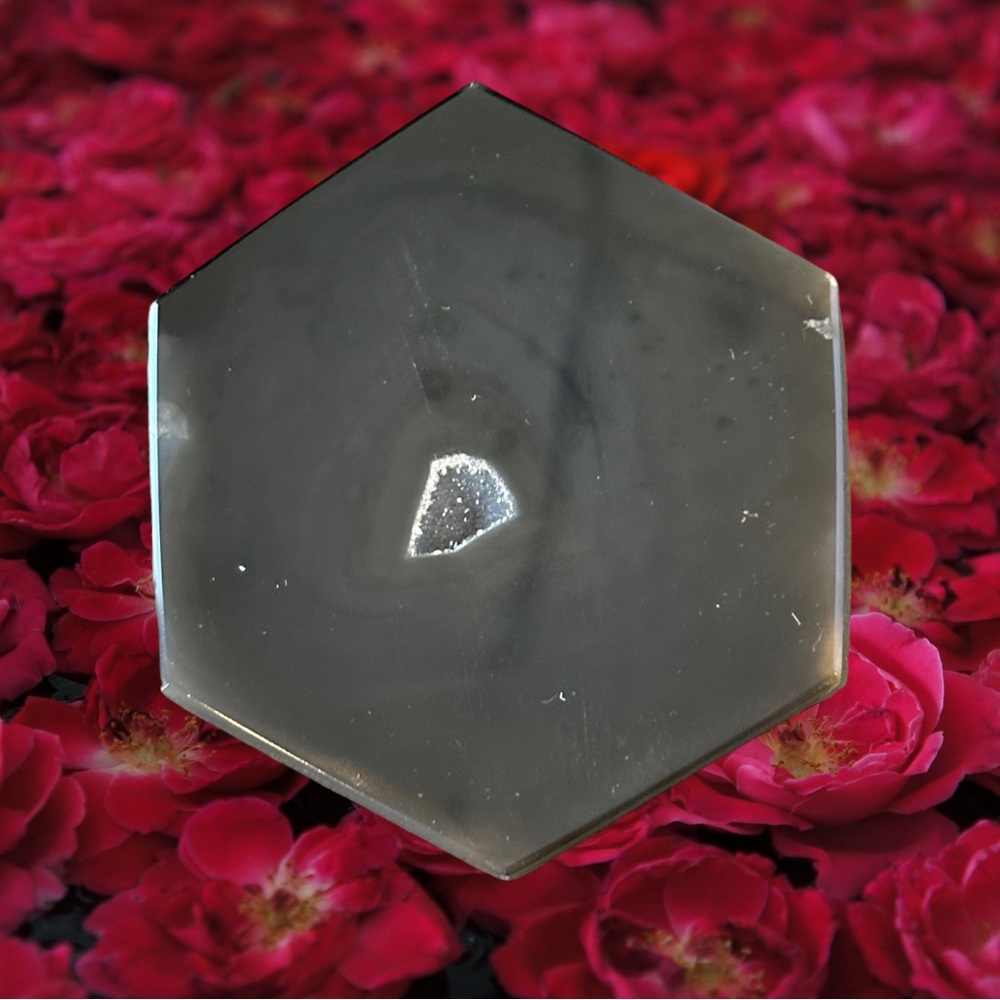 Black Druzy Agate Coaster